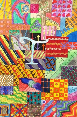 297x450 Zentangle Watercolor On Paper