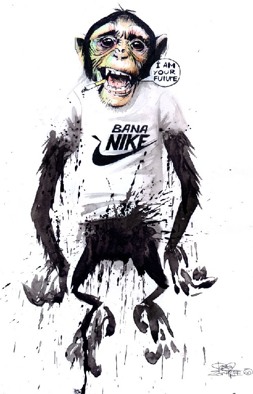 500x779 Illustrator Lora Zombie