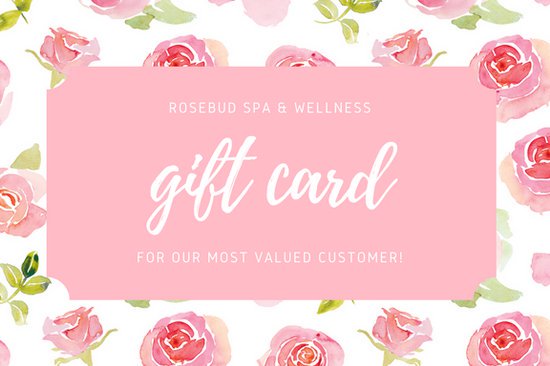 550x366 Pink Floral Watercolor Spa Gift Certificate