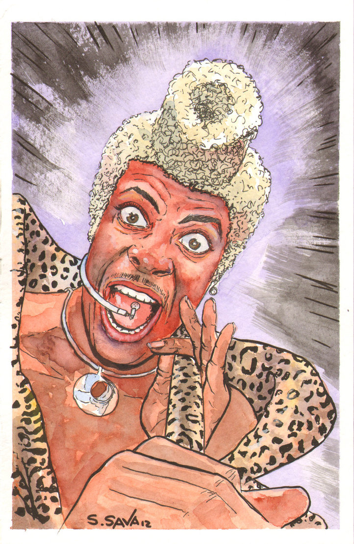 722x1107 Ruby Rhod Fifth Element Watercolors By Ssava