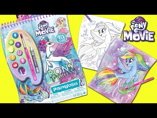 640x480 Toy Caboodle My Little Pony Movie Paintfolio Painting Book Review