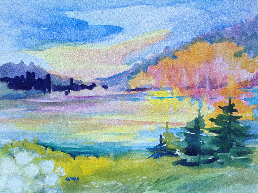 1024x765 Slideshow And Here We Are! Watercolors By Jacqueline Altman
