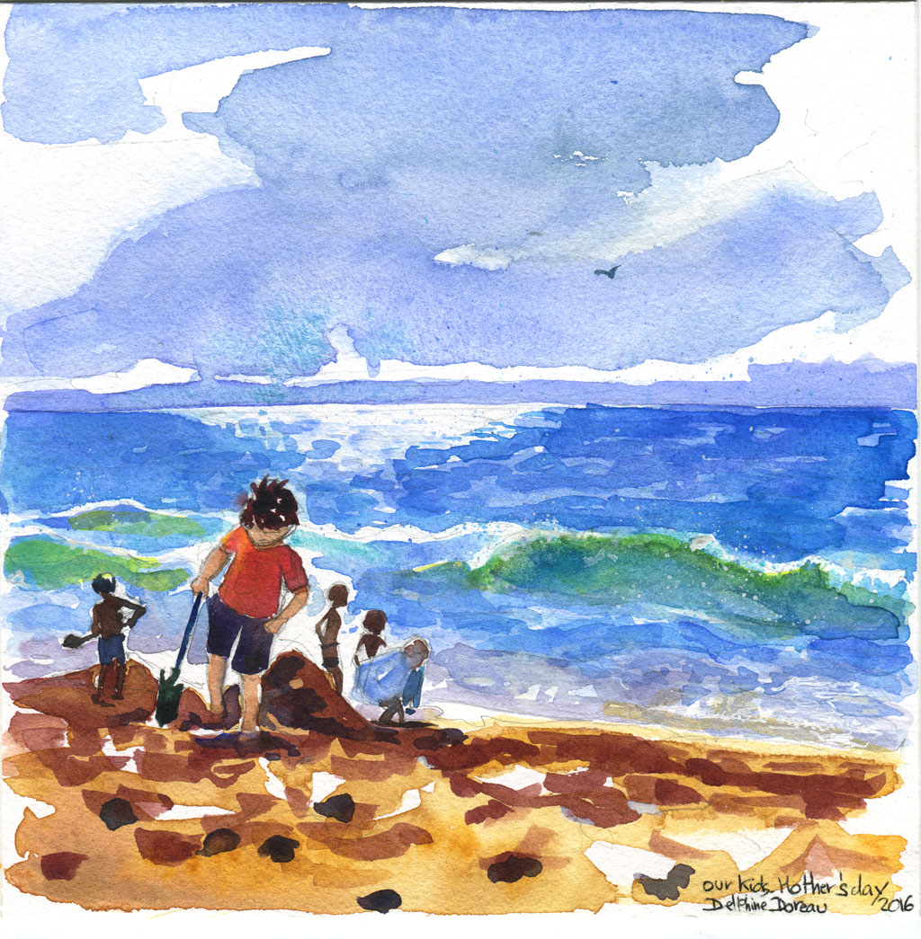 1024x1045 Searching For A Nice Watercolor Blue To Paint My California Sky