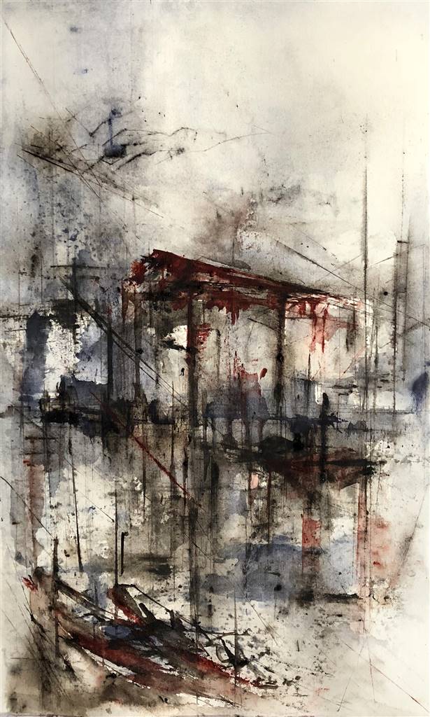 615x1024 Art Mine, Original Watercolor Paintings For Sale