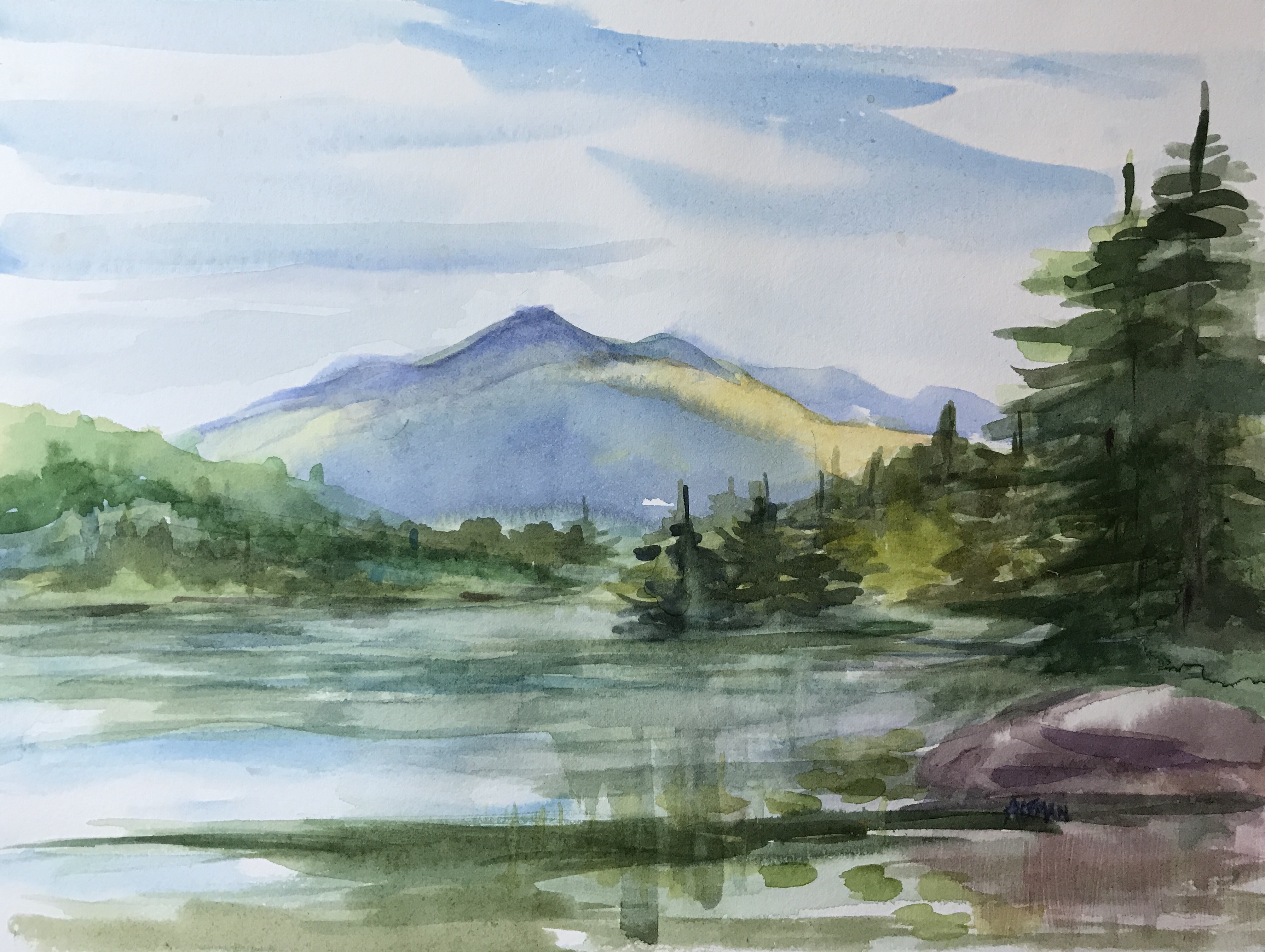 3576x2692 Earth And Sky, Watercolors By Jacqueline Altman, Opens Friday In