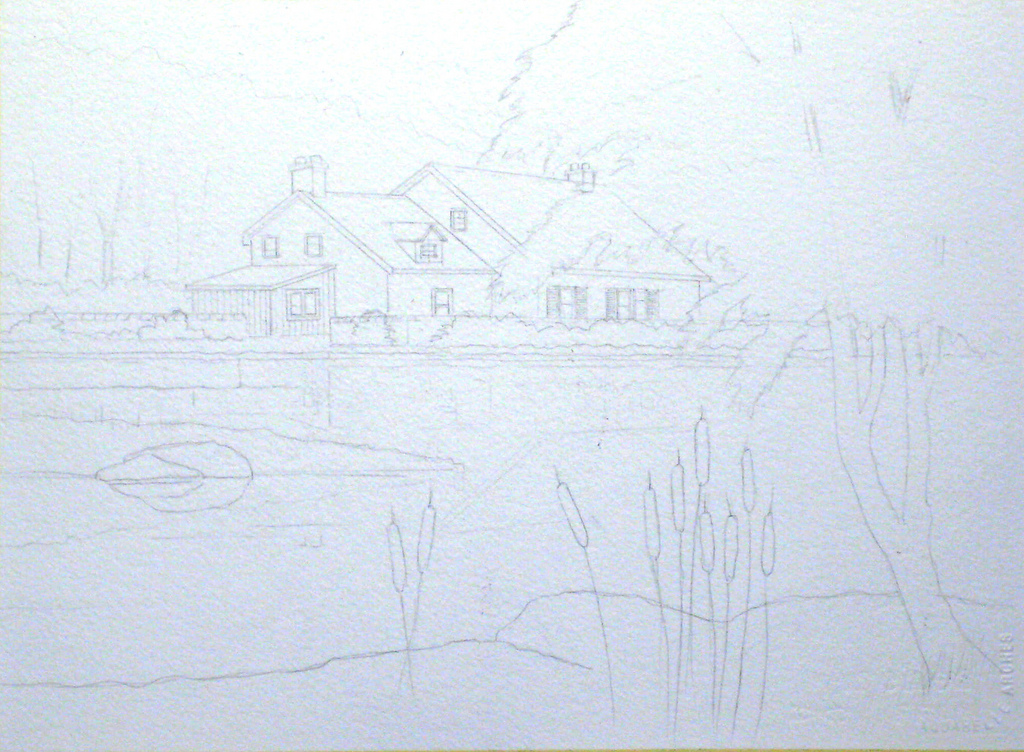 1024x752 How To Paint A Landscape In Watercolor