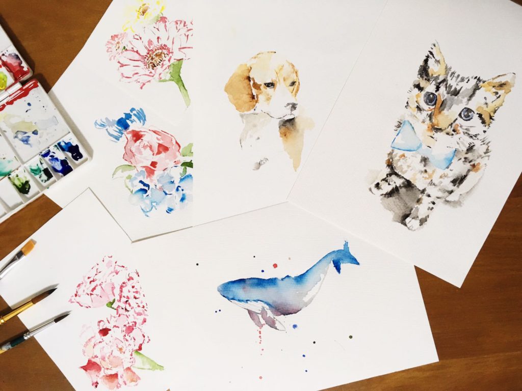 1024x768 Watercolour Watercolor Painting Class Workshop Singapore