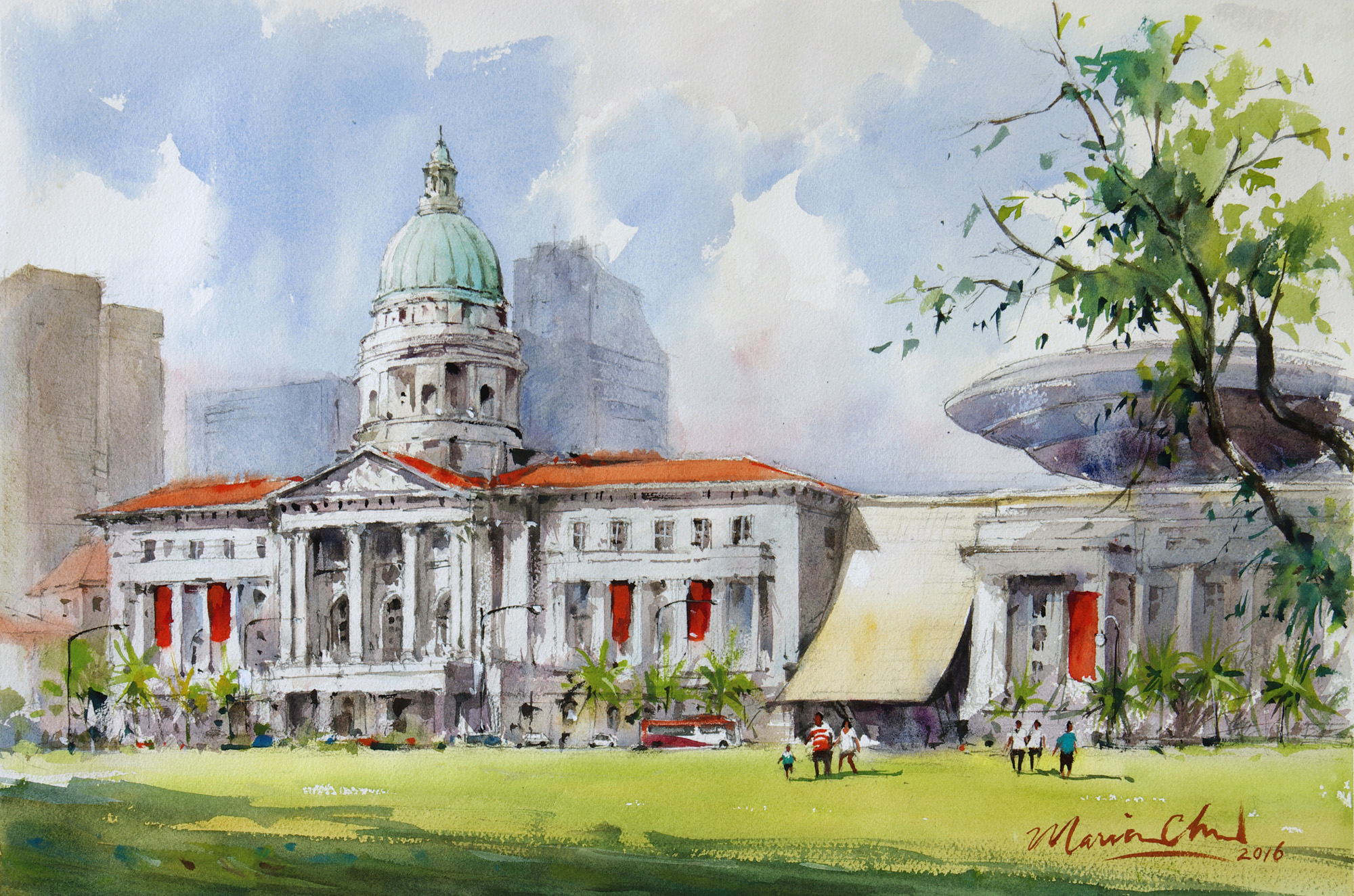 2000x1325 Watercolour Painting Class With Marvin Chew Goodman Arts Centre