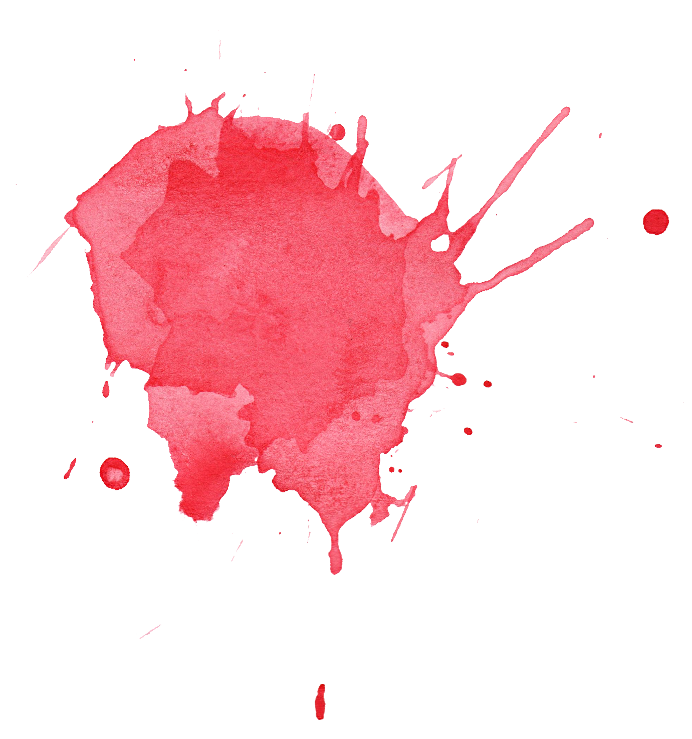 1381x1474 Collection Of Free Transparent Red Watercolour Splash. Download On