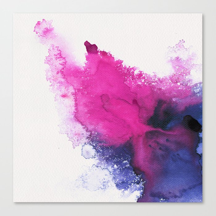700x700 Watercolour Splash Canvas Print By Typiskt Society6