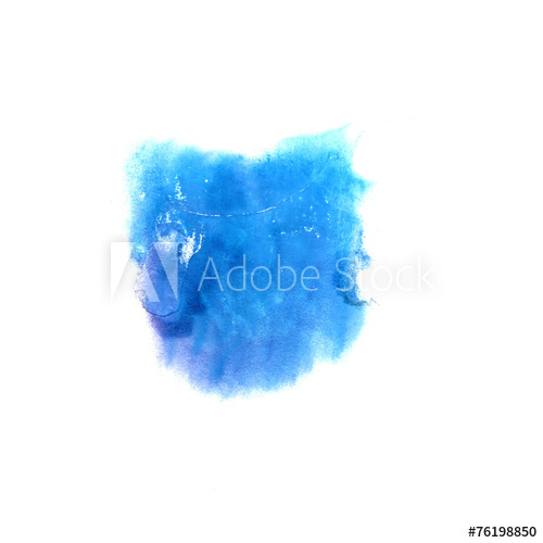 500x500 Art Dark Blue Watercolor Ink Paint Blob Watercolour Splash Color