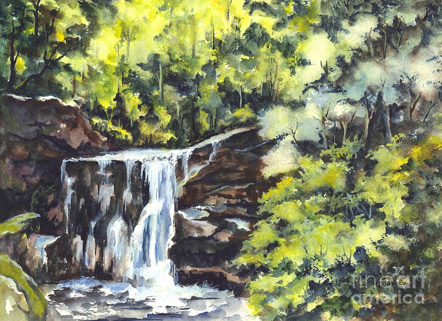 900x654 Easy Waterfall Paintings Watercolor