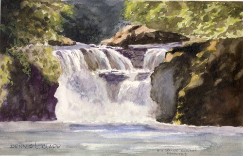 500x322 How To Paint Rapids In Watercolour
