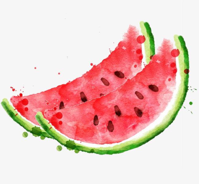 650x602 Watermelon Watercolor, Watermelon Clipart, Watercolor Clipart Png