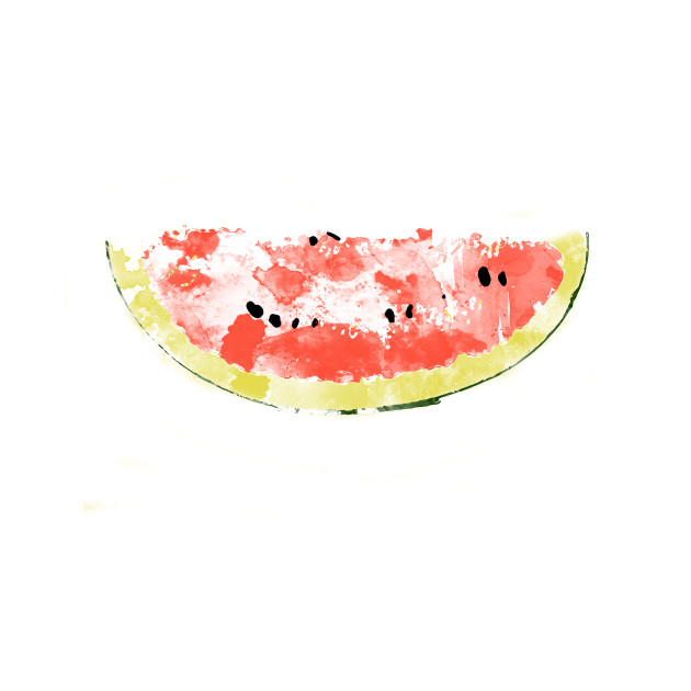 630x630 Watermelon Watercolor