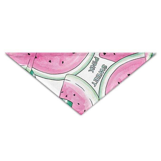 679x679 Pet Dog Bandana Scarf Triangle Bibs Watermelon