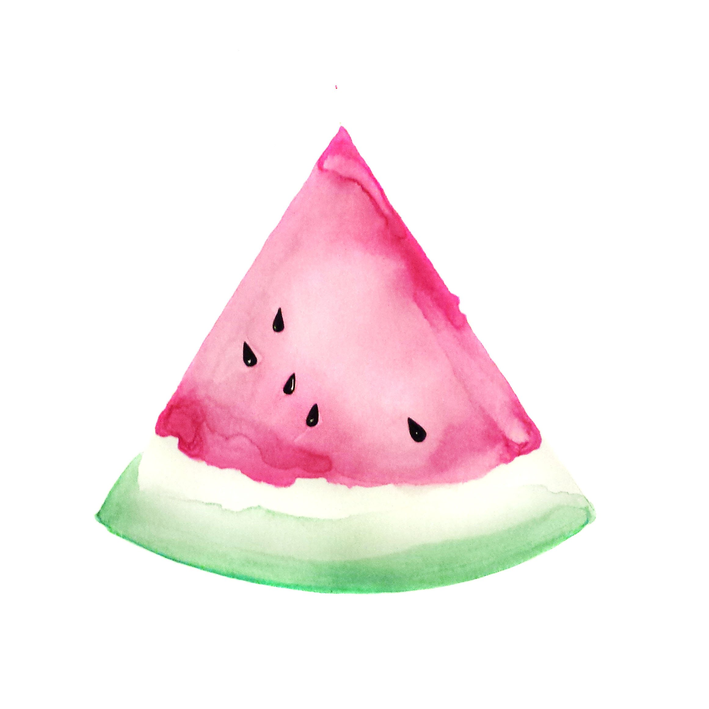 2322x2322 Watermelon Watercolor Painting Original Fruit Pink Etsy