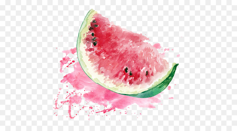 900x500 Watermelon Watercolor Painting