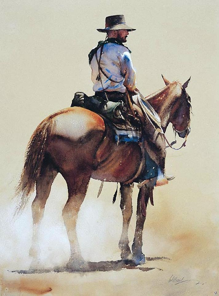 712x960 Western Watercolor Paintings