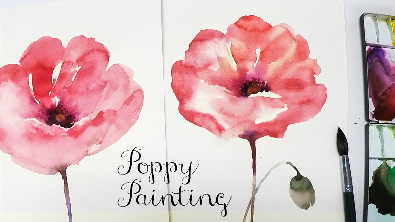 1280x720 Watercolor Flower Painting Wet Into Wet Archives Hildur.k.o
