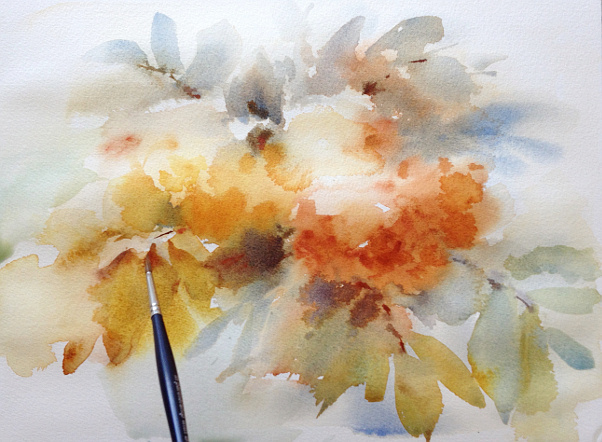 602x442 Watercolors By Maria Stezhko (Akvareli Marii Stezhko) Wet On Wet