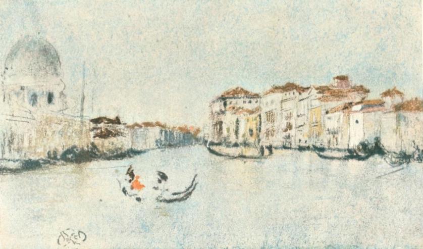 838x493 On A Venetian Canal By James Abbot Mcneill Whistler
