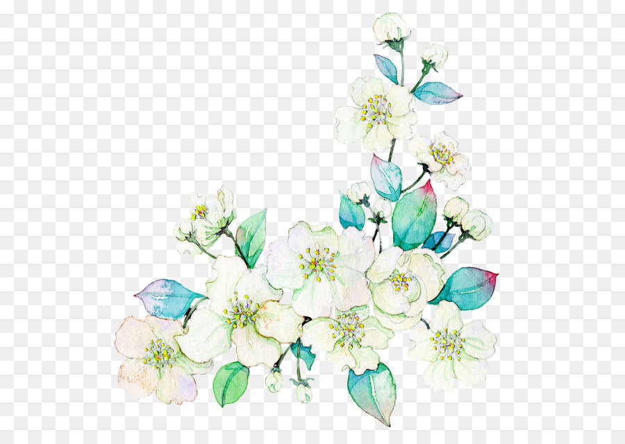 900x640 Watercolor Painting Flower Download Illustration