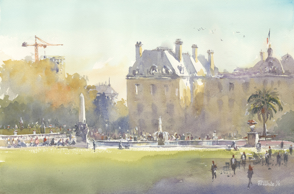 600x396 Plein Air Watercolor Landscapes By Stewart White