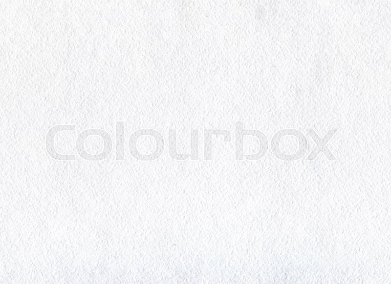 800x582 Closeup Of White Watercolor Paper Texture Or Background Stock