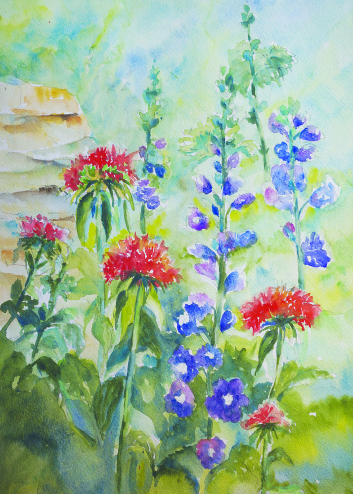 714x1000 Painting Flowers In Watercolor With Emily Wahl Breckcreate