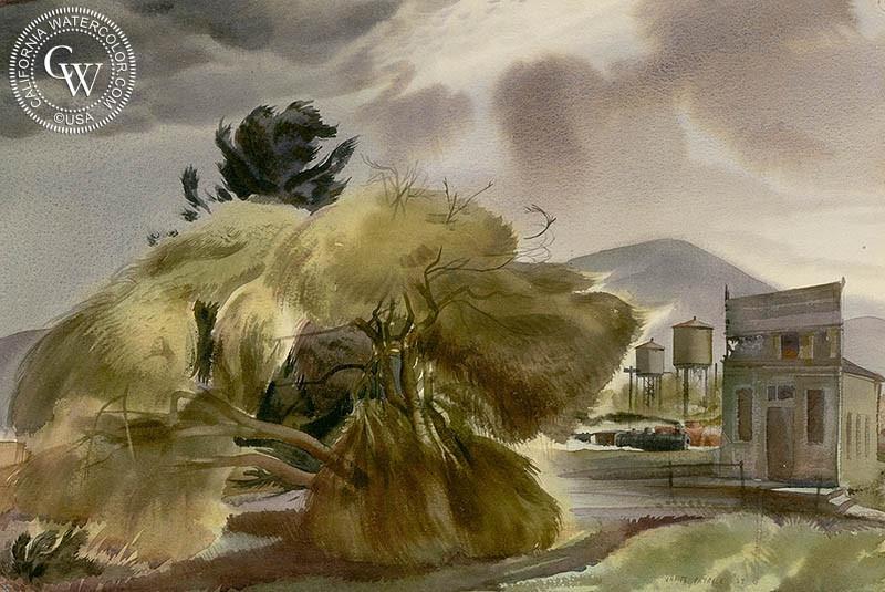 800x535 Desert Station Weeping Willow, 1937, Art By James Hollins Patrick
