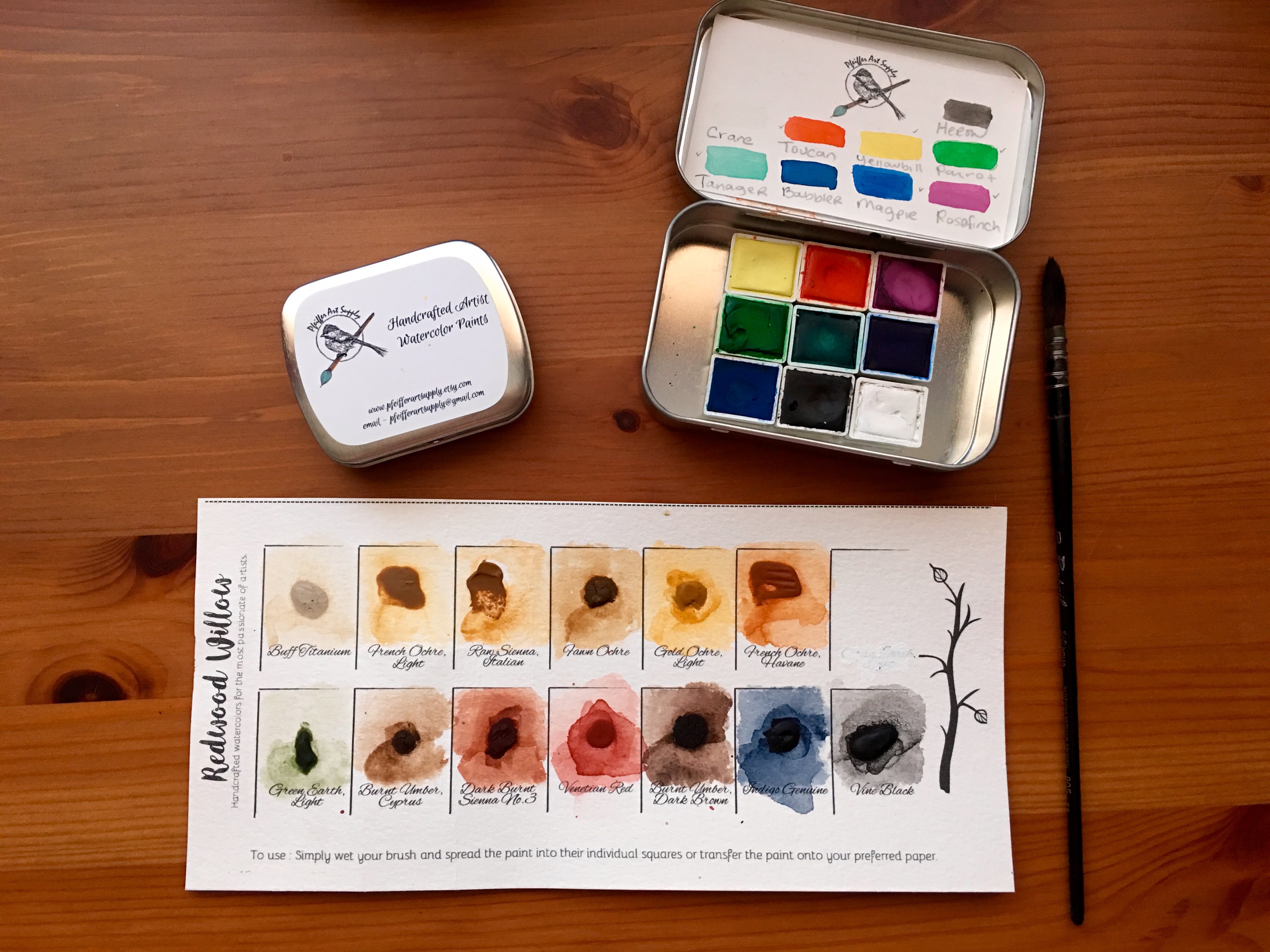 4032x3024 ~ Doodlewash Review Handmade Watercolors Pfeiffer