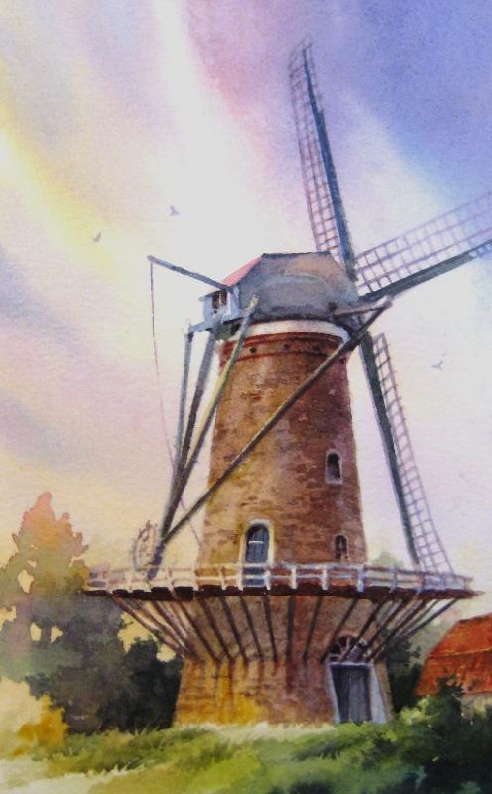 1000x1612 St. Maartensdijk Windmill Roland Lee