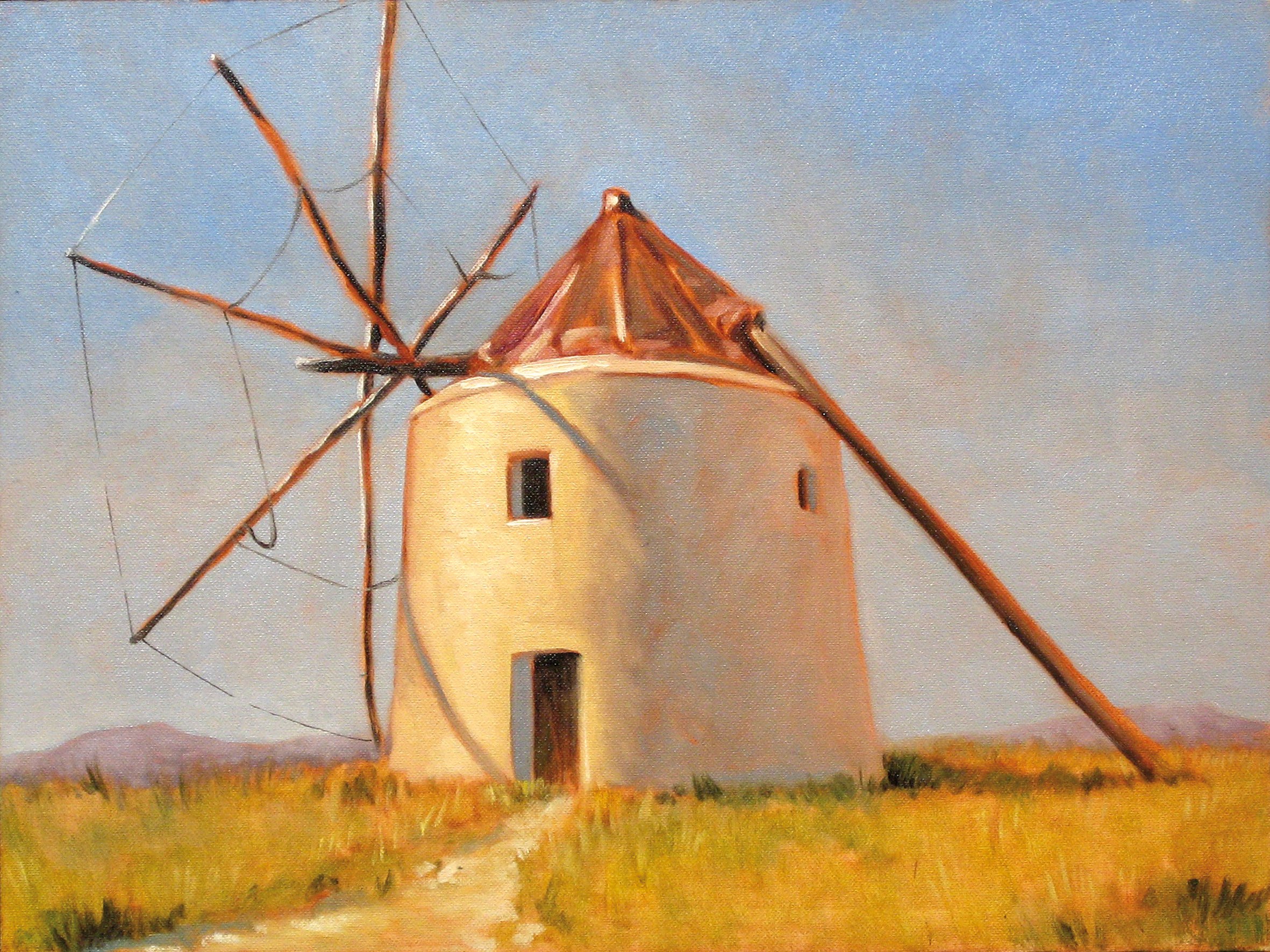 2362x1772 Windmill Watercolor Paintings