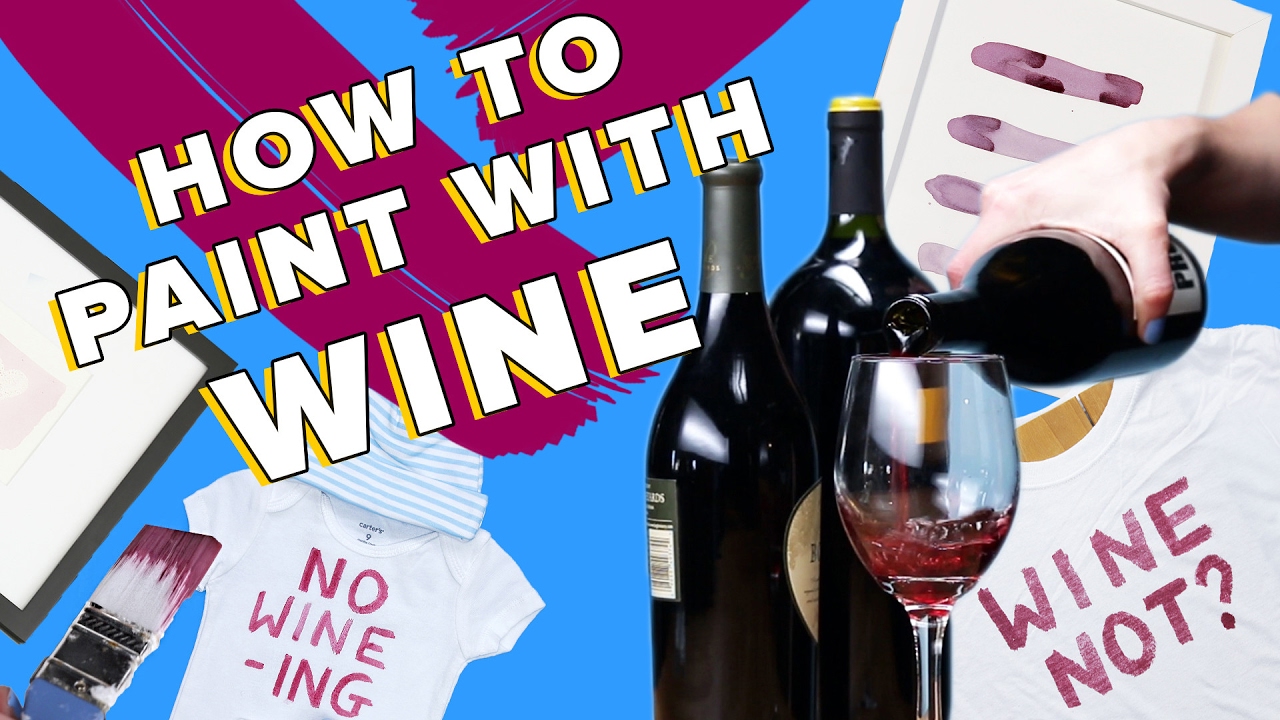 1280x720 How To Watercolor Paint With Wine