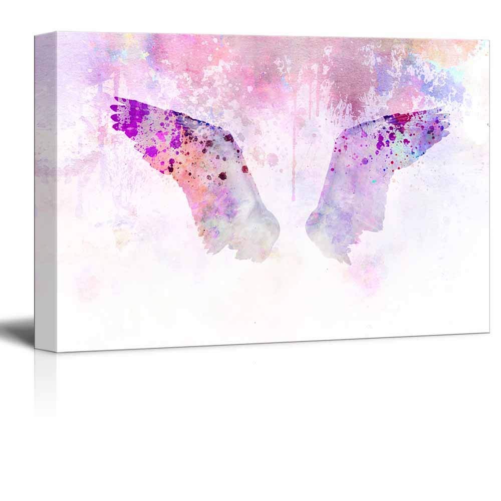 1000x1000 Wings Series Watercolor Style Wings On Color Splash Background