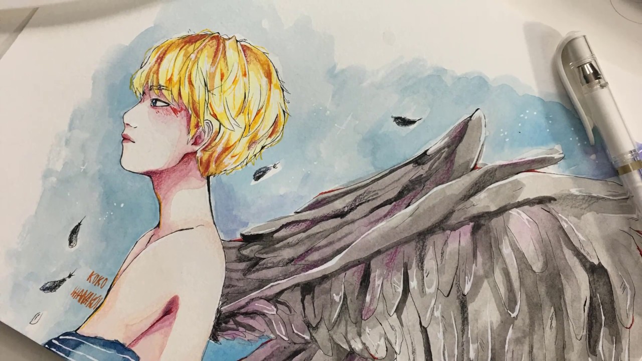1280x720 Bts] Watercolor Speedpaint