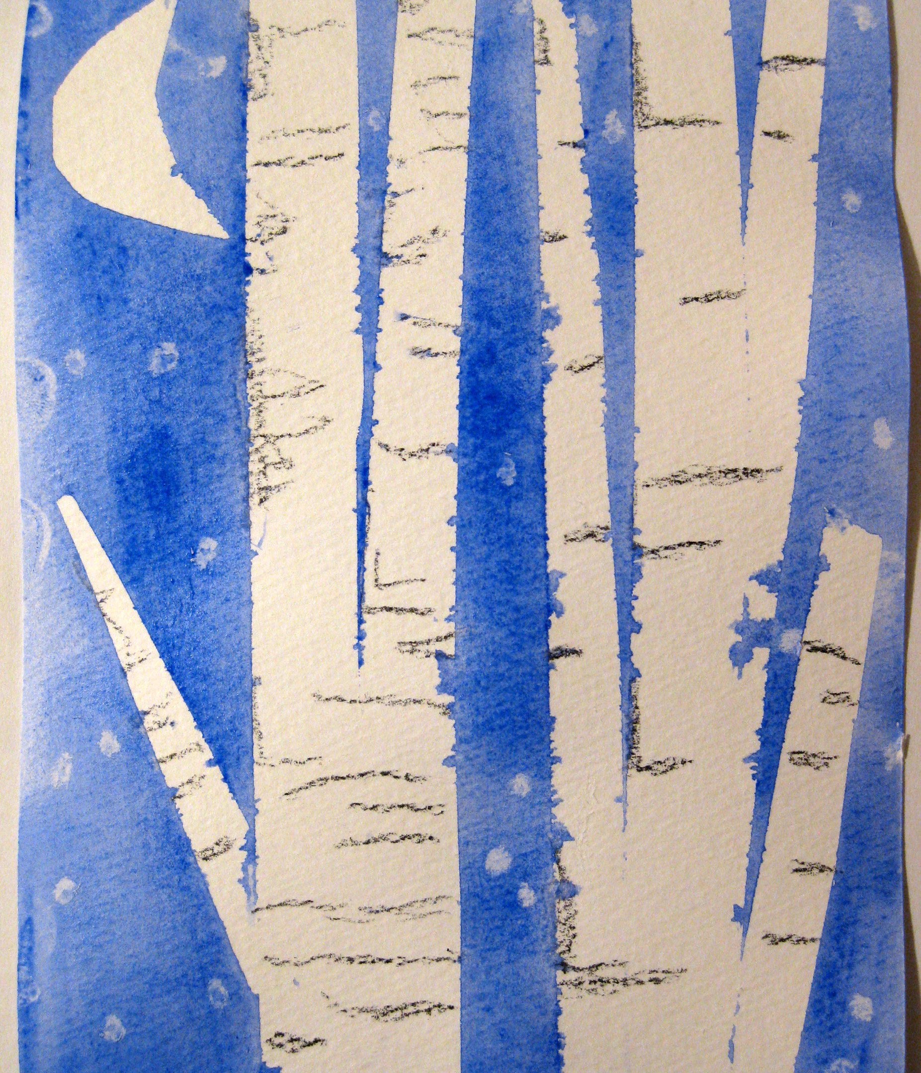 1853x2159 Winter Birch A Watercolor Masking Technique