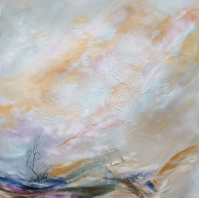 770x763 Landscape Winter Solstice Painting By Brighid Art Saatchi Art