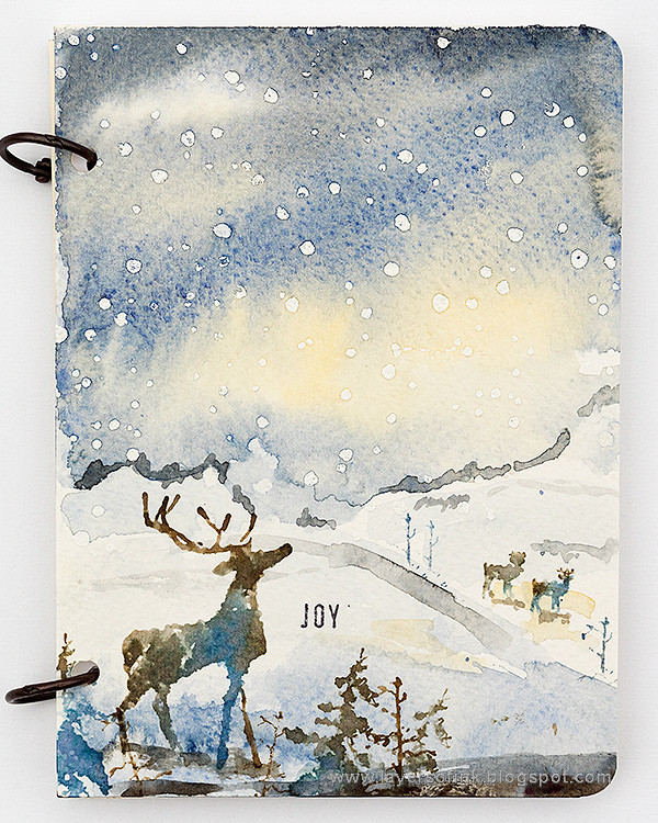 600x750 Layers Of Ink Winter Watercolor Notebook Tutorial