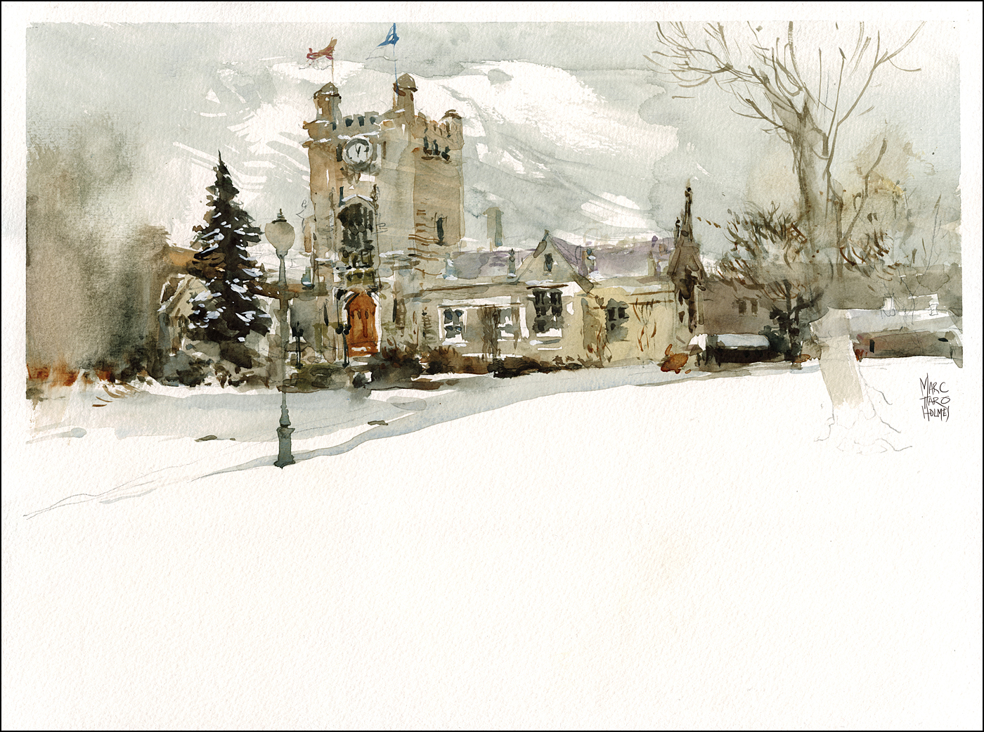 1400x1041 Winter Watercolor Five Tips For Sub Zero Painting Citizen Sketcher
