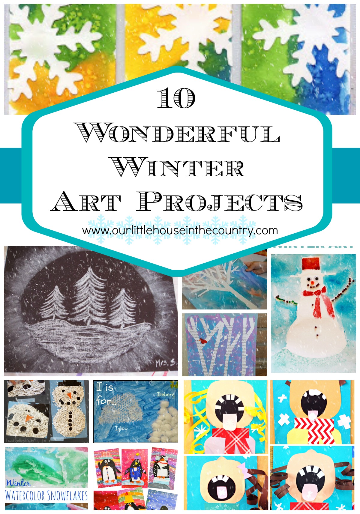 Winter Watercolor For Kids