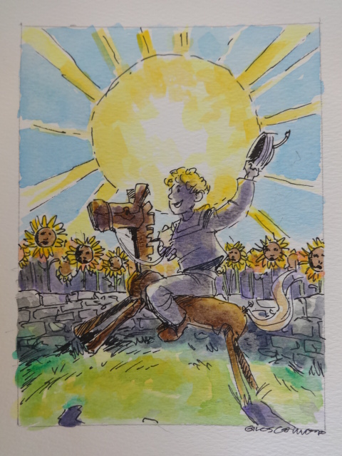 480x640 Sale Original Shadow Of Oz Tarot Cards Art Giles Crawford Signed