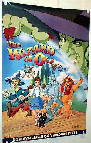300x468 Wizard Of Oz Poster Original Watercolor Canvas Painting Pop Wall