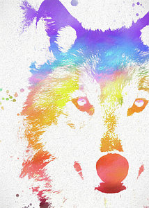 214x300 Wolf Paintings Fine Art America