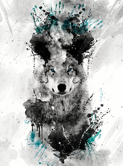 Wolf Watercolor Painting at GetDrawings | Free download