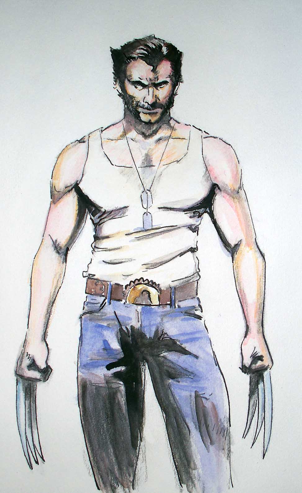 973x1587 Watercolor Painting Wolverine The Superherohype Forums