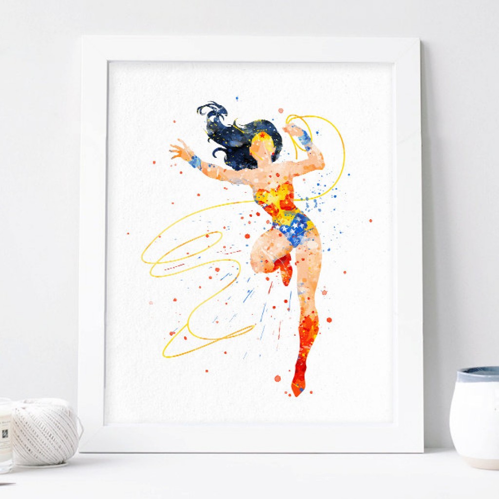 1024x1024 Wonder Woman Poster