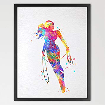 355x355 Dignovel Studios 8x10 Wonder Woman Watercolor