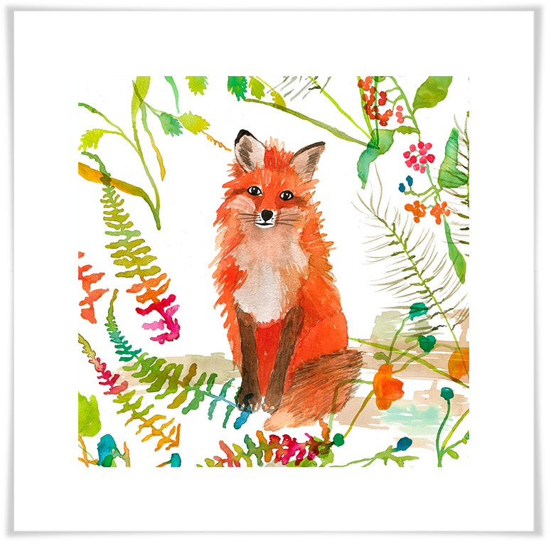 775x775 Woodland Watercolor